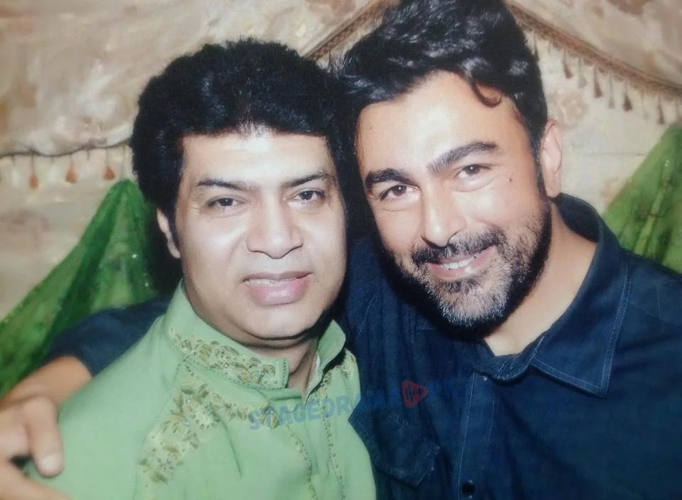 Asif Iqbal with Shaan Shahid