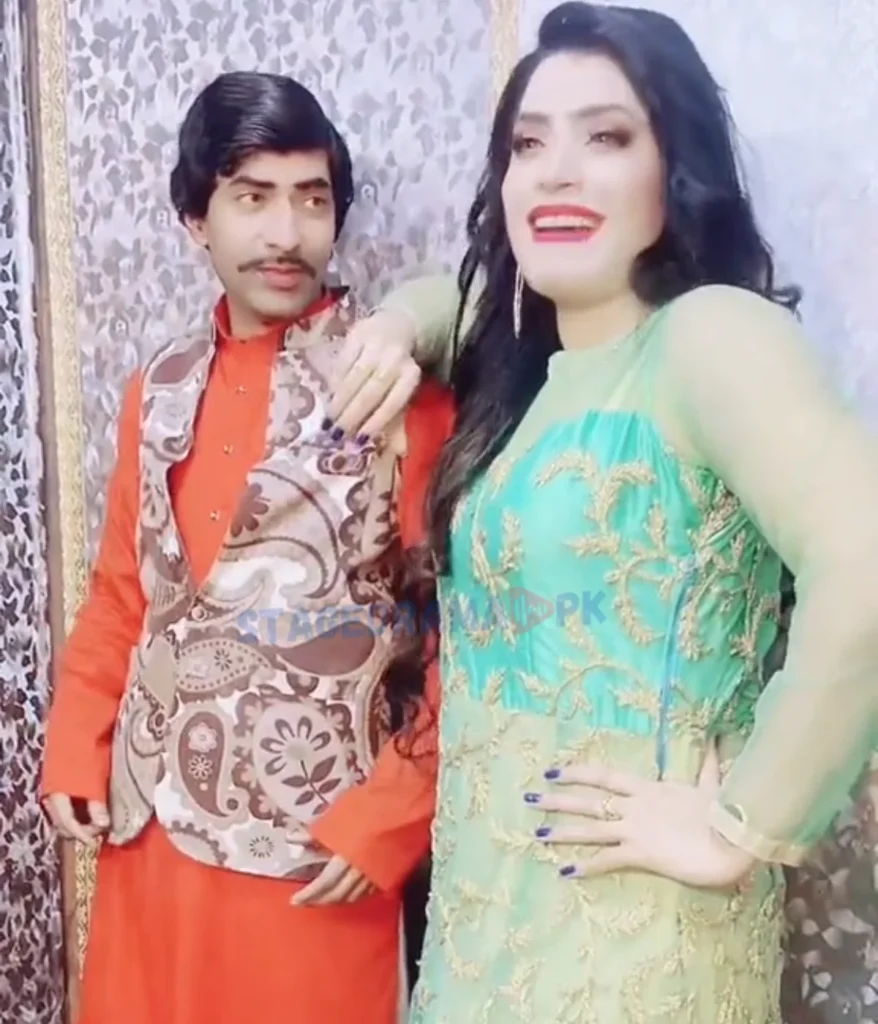 Huma Ali with sajan abbas