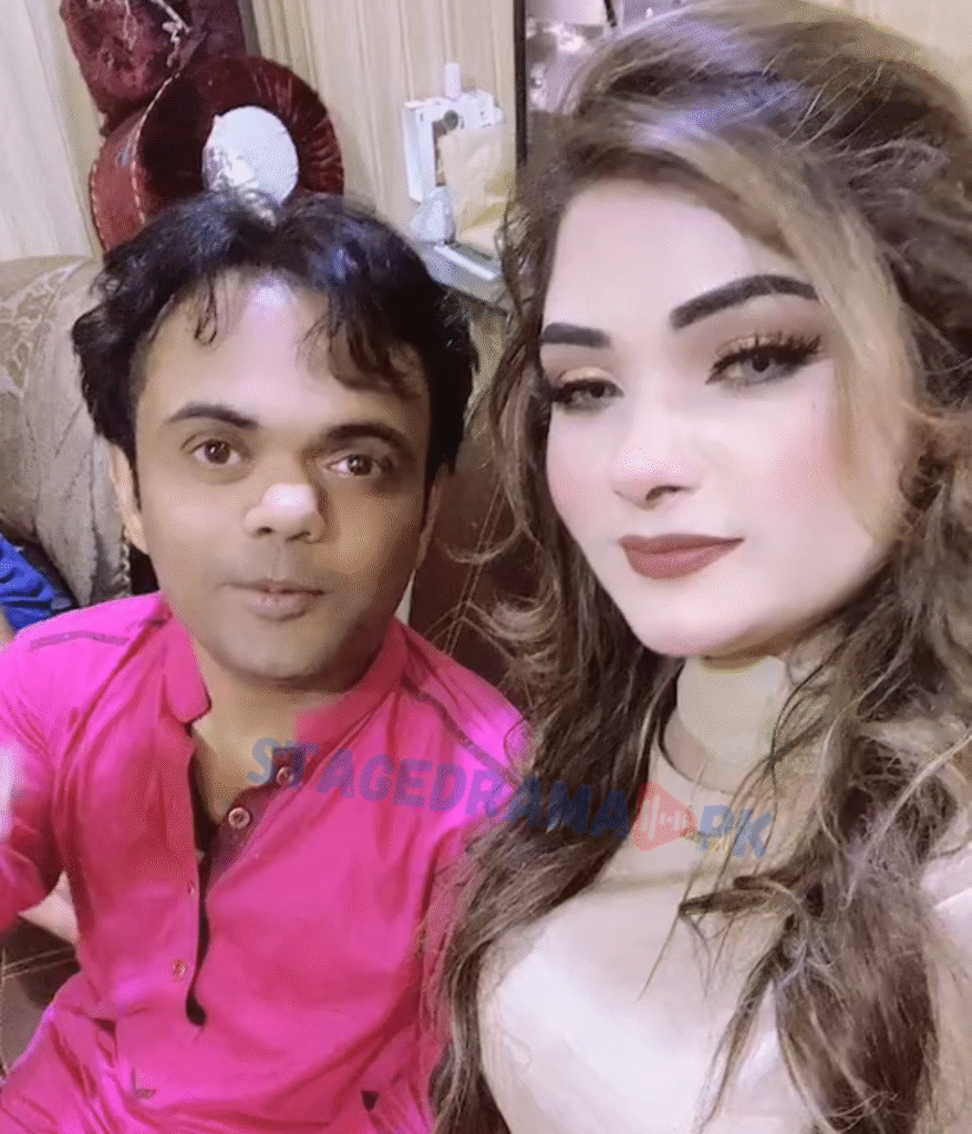 Komal Butt with Vicky Kodu