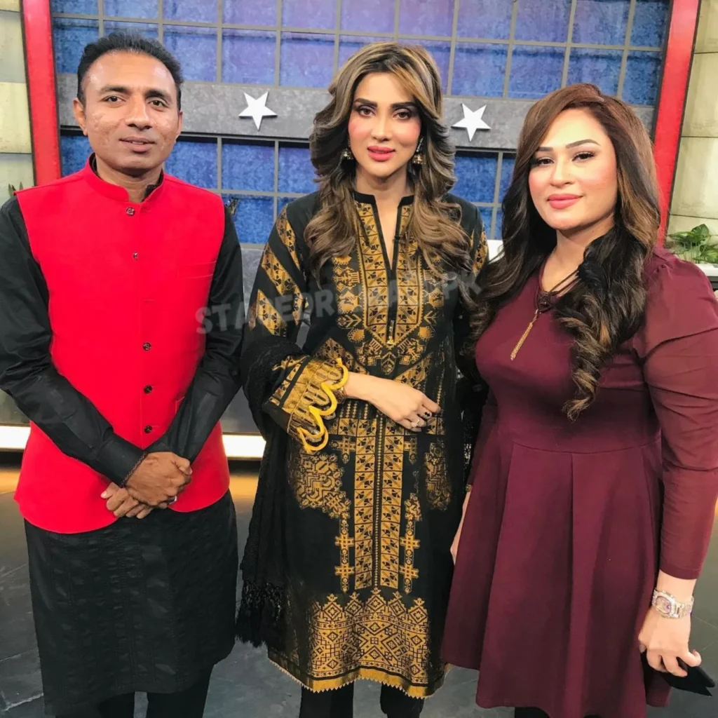 Rashid Kamal with Actress Fiza Ali and Singer Humaira Arshad