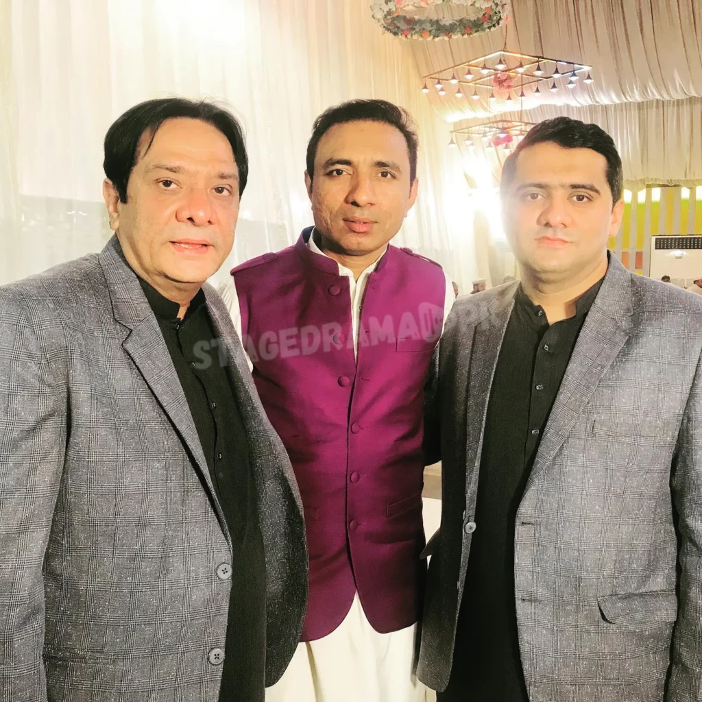 Rashid Kamal with Sardar Kamal and his son