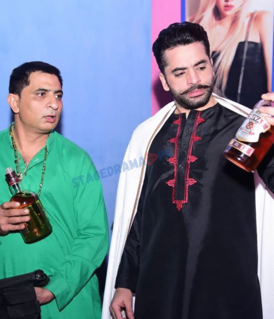 saqi khan with amjad rana