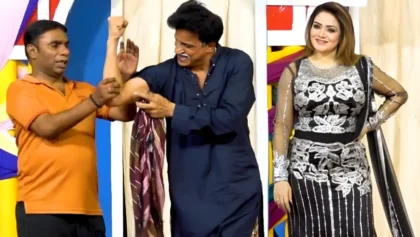 Azeem Vicky Feroza Ali Sarfraz Vicky stage