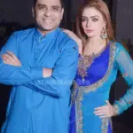 Feroza Ali with Qaiser Piya