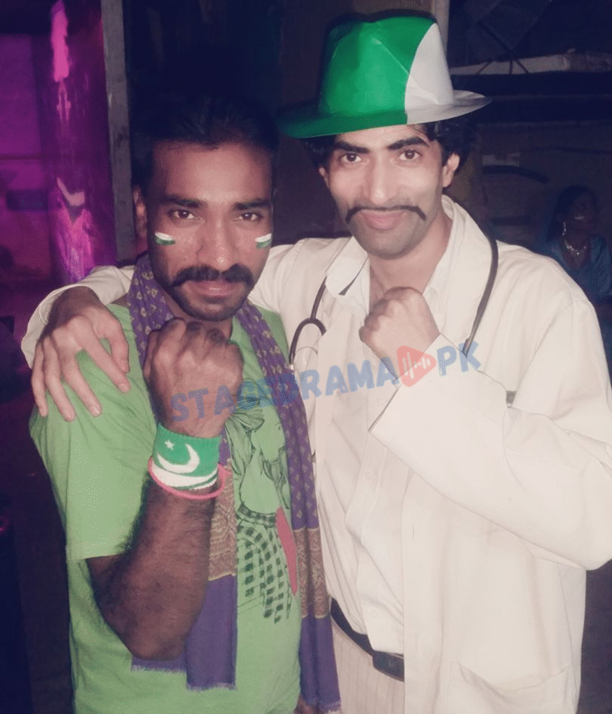 Nadeem Chitta with sajan abbas