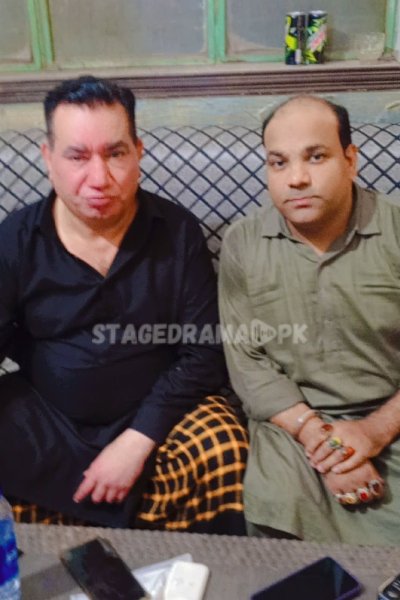 Papu Jawad with Nasir Chinyoti