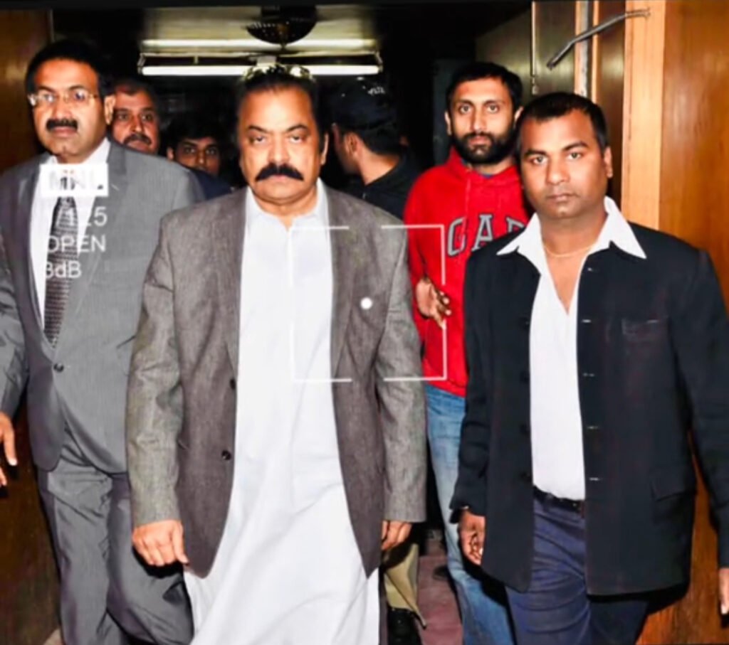 Tahir Anjum with Rana Sanaullah