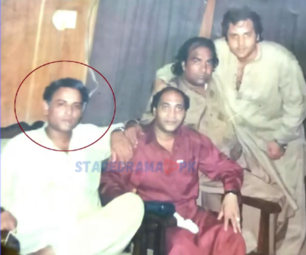 Tariq Javed with Abid Khan Pakistani comedian, stage and TV actor