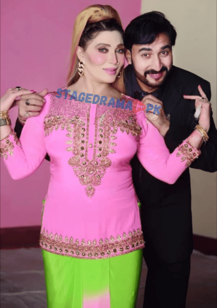 Sajjad Shoki with Khushboo Khan