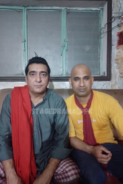 Shoka Shahkotia with Zafri Khan Actor and comedian