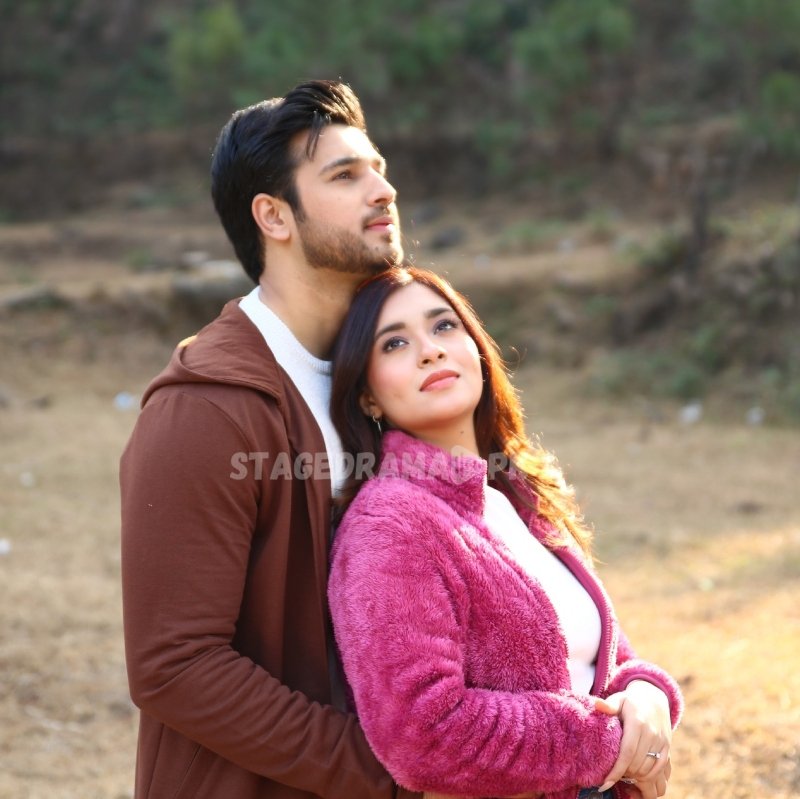 Bushra Gulfam and Abbas Ashraf Awan Onset Photos Ashiq Rang Rangeelay Film