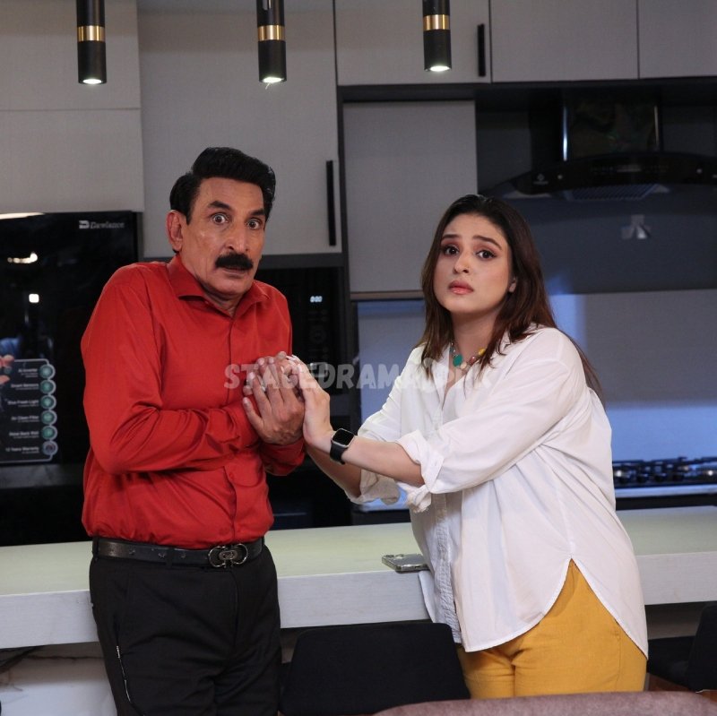 Iftikhar Thakur and Dua Khan Onset Photos Ashiq Rang Rangeelay Film