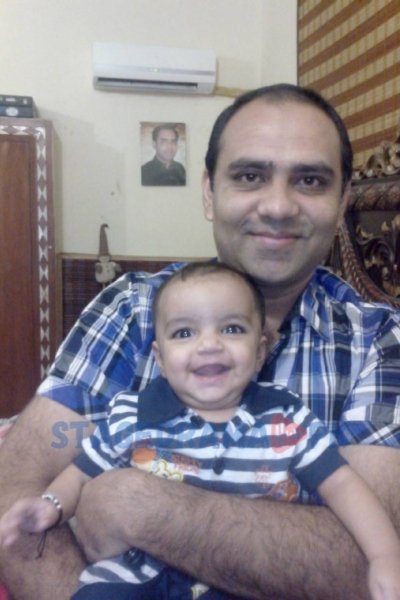 Qaiser Piya with Son Subhan Qaiser